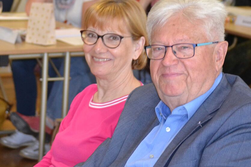 Ehrengäste der Veranstaltung: Stifterehepaar Anita und Friedrich Mehl 