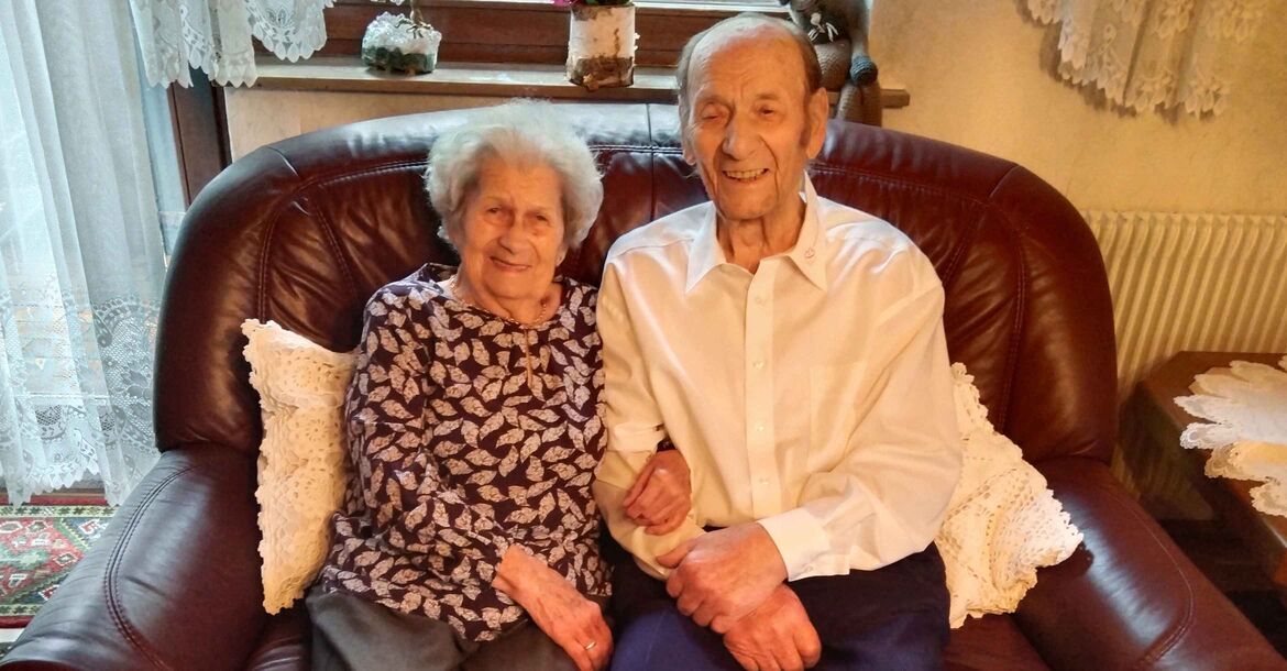Ein seltenes Jubiläum: Alice und Egon Storz sind 75 Jahre verheiratet.
