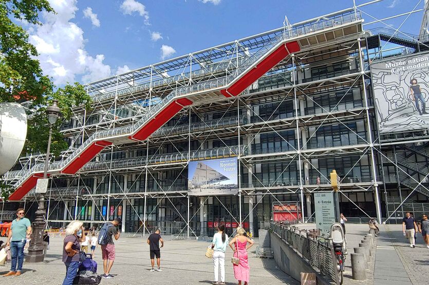 Centre Pompidou, ein staatliches Kunst- und Kulturzentrum 