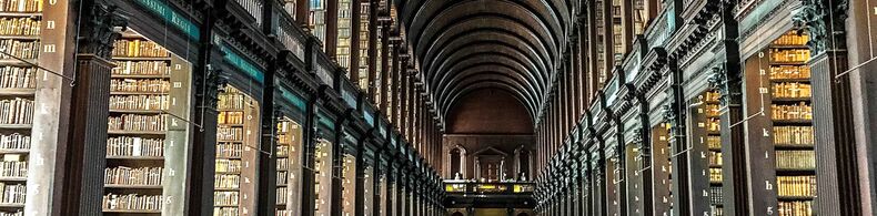 Bibliothek im Trinity College von Dublin 