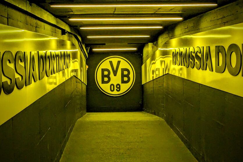 Der engste Spielertunnel der Bundesliga 