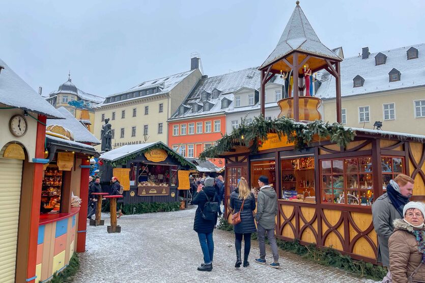 Weihnachtsmarkt in Annaberg | Foto: BwSW