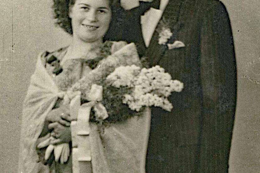 Hochzeit am 18. Dezember 1948 