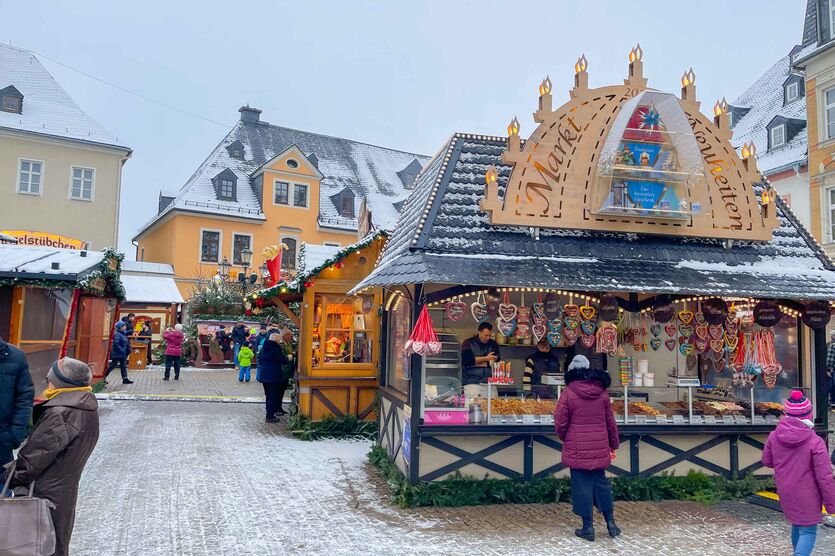 Weihnachtsmarkt in Annaberg | Foto: BwSW