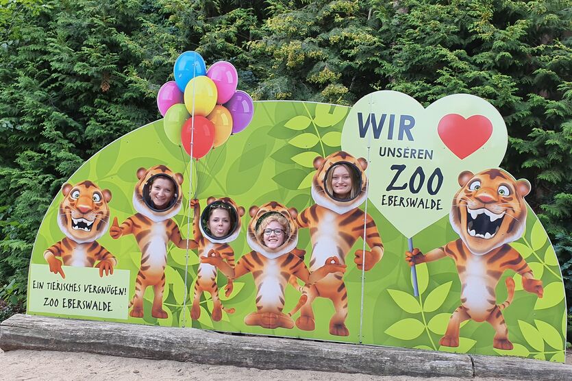 Viel Spaß hatten Teilnehmer und Betreuer im Eberswalder Zoo.