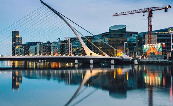 Samuel Beckett Zugbrücke in Dublin 