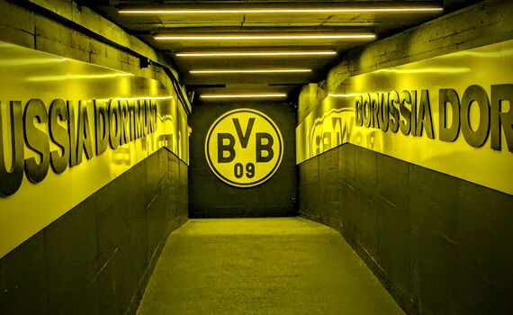 Der engste Spielertunnel der Bundesliga 
